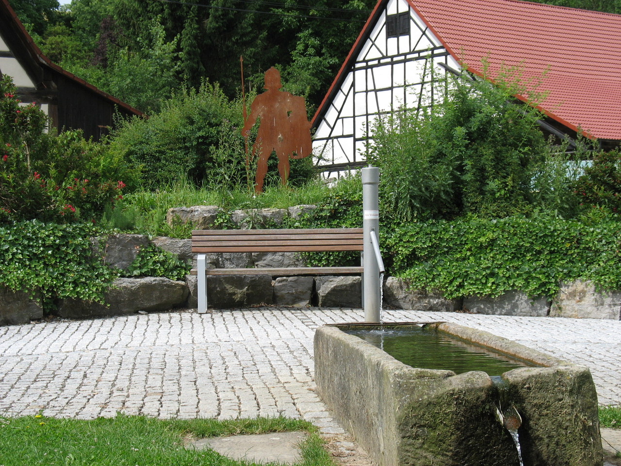 Dorfplatz in Pfahlbach