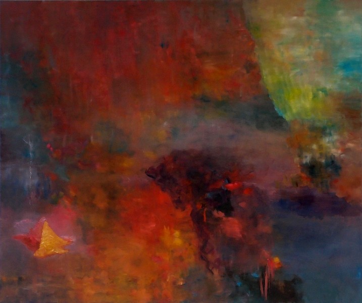 Liebesschlucht 2014; 155 x 130 cm, Öl auf Leinwand 