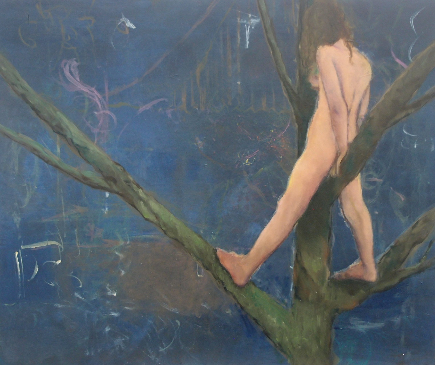 Aus vergessener Zeit 2014; 32 x 27 cm Acryl, Öl auf Kreidepaneel