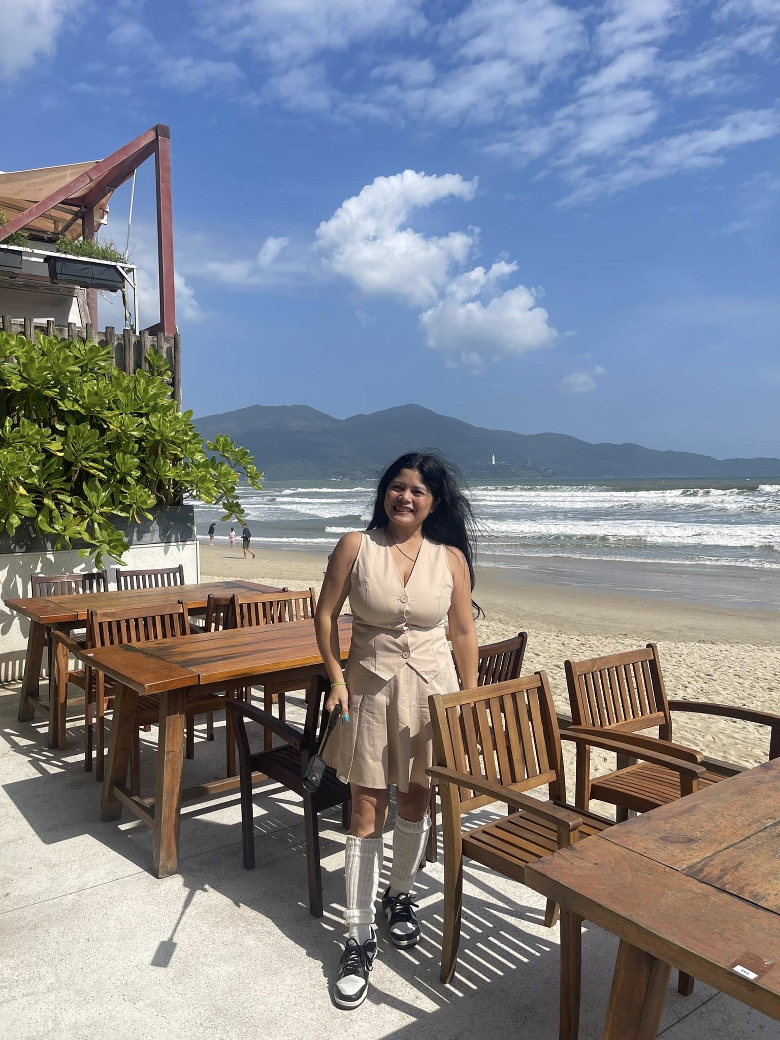 Restaurant am Strand von Da Nang