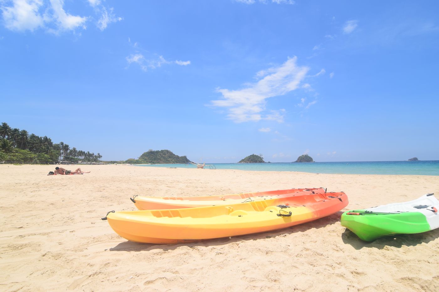Boot am Napcan Beach