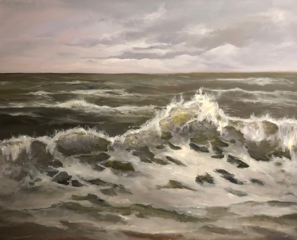 Tanzende Welle 80x100