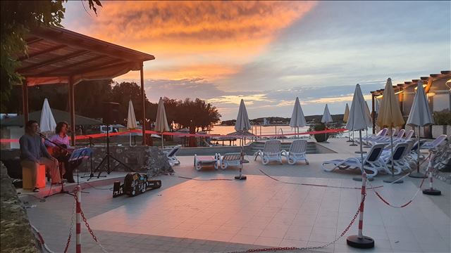 Abendstimmung mit Musik