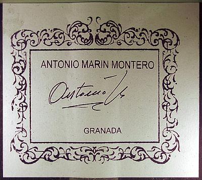 Antonio Marin Montero 2005 - Guitar 2 - Photo 1