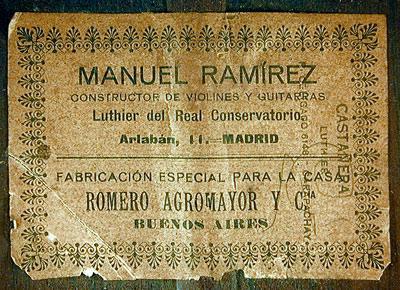 Manuel Ramirez 1910 - Guitar 2 - Photo 1