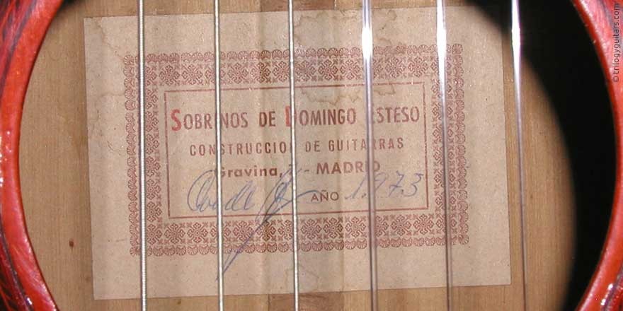 HERMANOS CONDE - SOBRINOS DE ESTESO 1973 - LABEL - ETIKETT - ETIQUETA