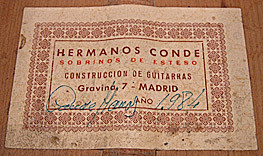 Hermanos Conde 1984 - Guitar 1 - Photo 4