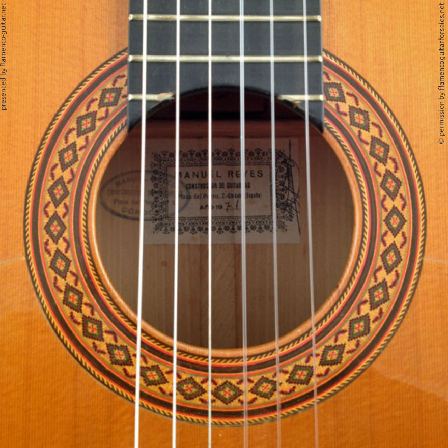 MANUEL REYES | GUITAR  GITARRE | 1971  | ROSETTES ROSETTEN