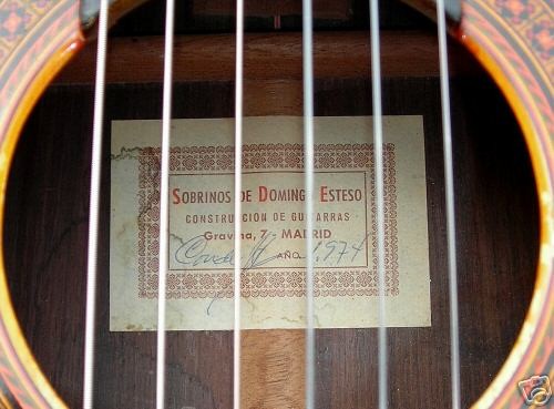 Sobrinos de Domingo Esteso 1974 - Guitar 1 - Photo 3
