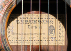 Gerundino Fernandez 1975 - Guitar 1 - Photo 3