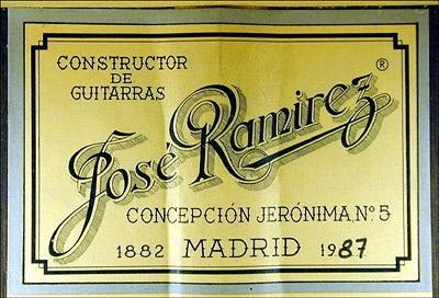 Jose Ramirez 1987 - Guitar 2 - Photo 3