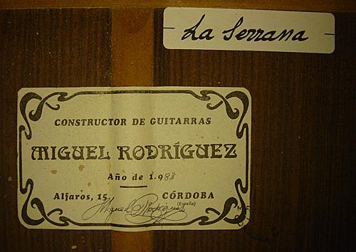 Miguel Rodriguez 1983 - Guitar 1 - Photo 4