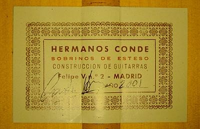 Hermanos Conde 2001 - Guitar 3 - Photo 5