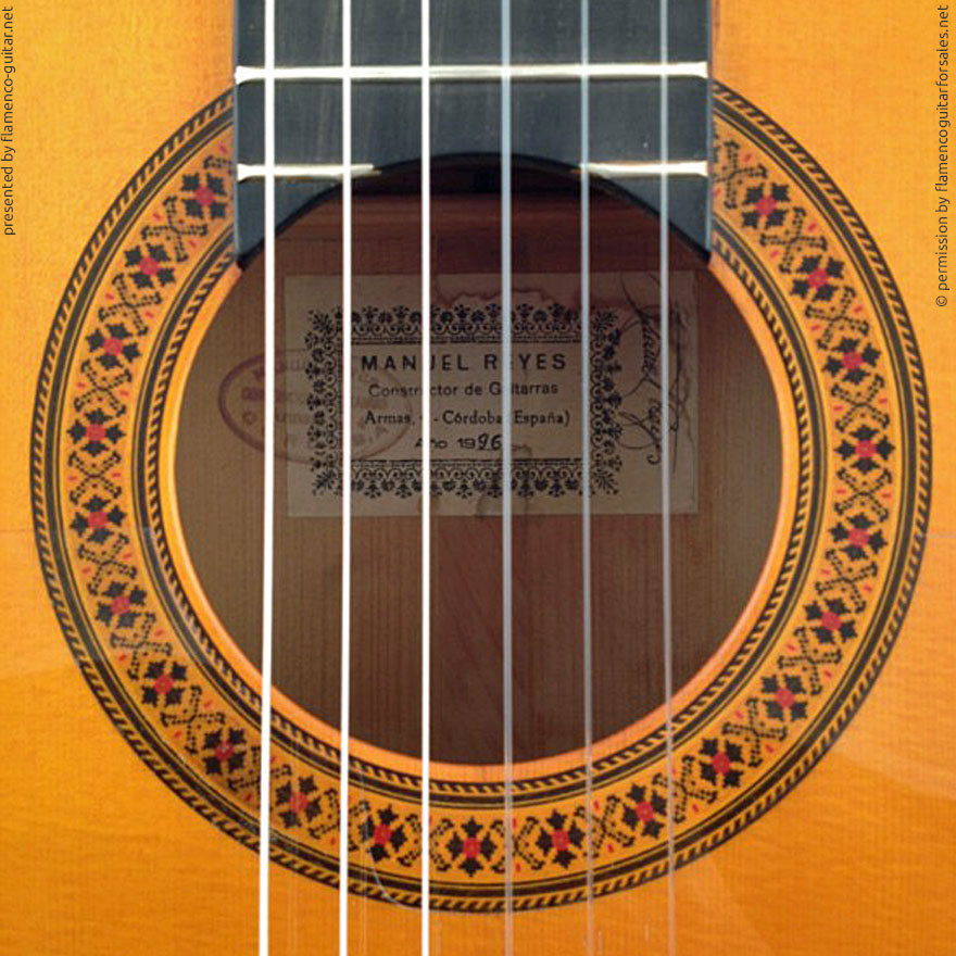 MANUEL REYES | GUITAR  GITARRE | 1996  | ROSETTES ROSETTEN