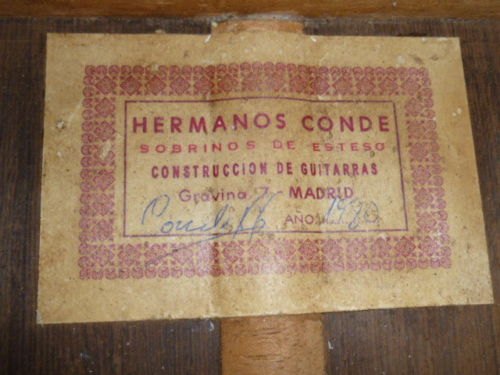 Hermanos Conde 1980 - Guitar 5 - Photo 1