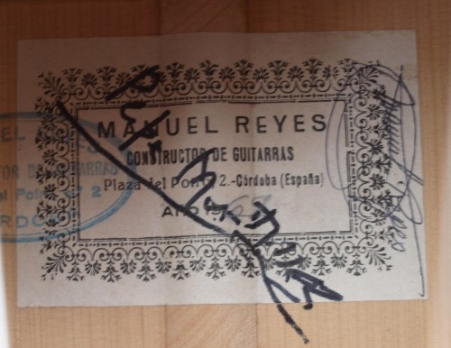 Manuel Reyes 1969 - Guitar 1 - Photo 4
