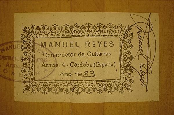 Manuel Reyes 1983 - Guitar 2 - Photo 4