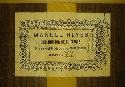 Manuel Reyes 1979 - Guitar 1 - Photo 5