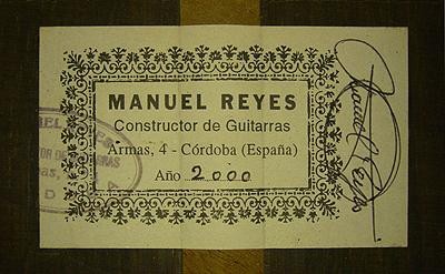 Manuel Reyes 2000 - Guitar 3 - Photo 4