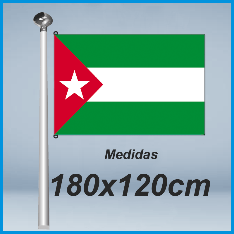 Bandera Andalucía Nacionalista 180x120cm - Don Bandera