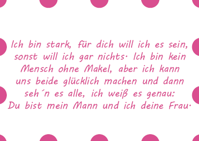 Postkarte mit einem Zitat aus: Kurz und für immer