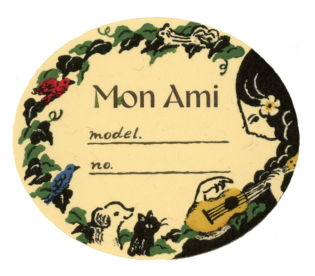 ウクレレ『Mon Ami』シリーズ　イラスト