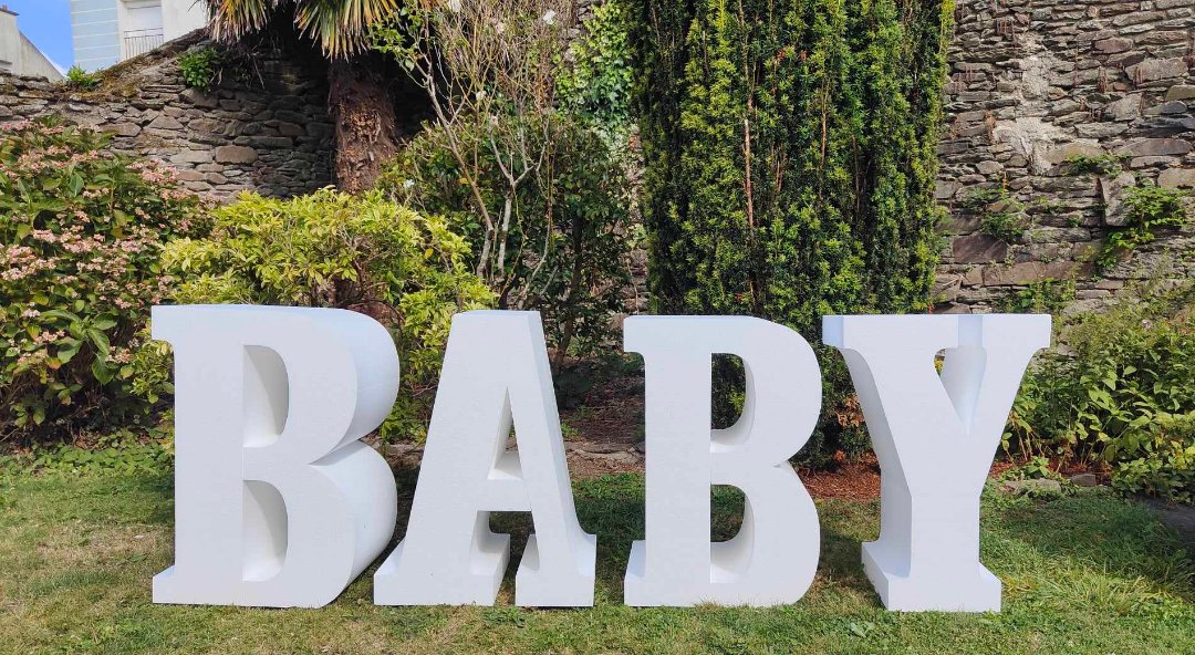 lettres baby 80 euros
