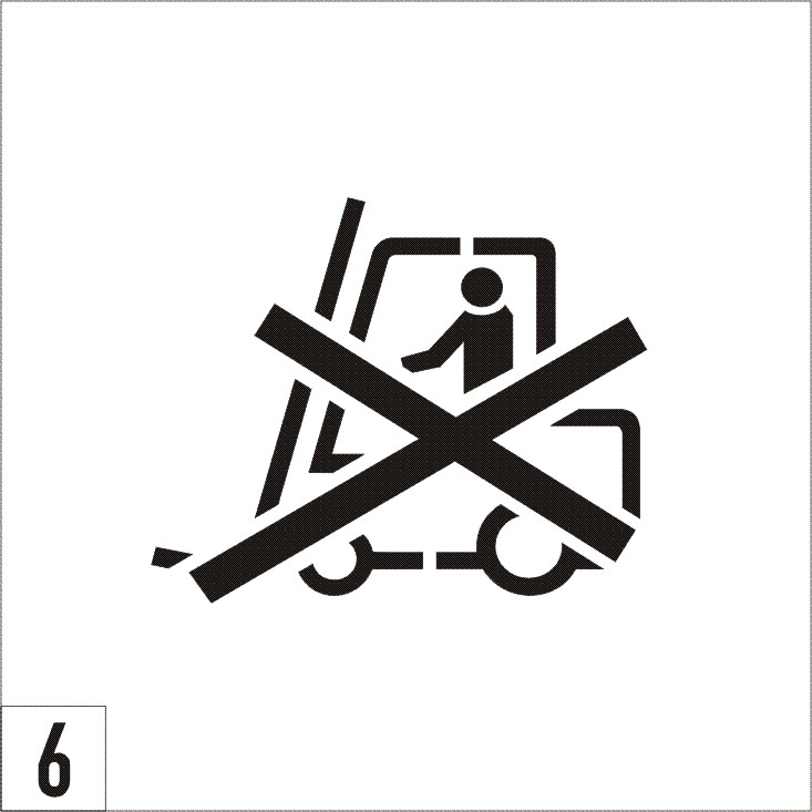 Gabelstapler Hier Nicht Ansetzen Nr 6 Zinkblech Schablonen Profilschaber Und Idee Strichzieher Online Kaufen