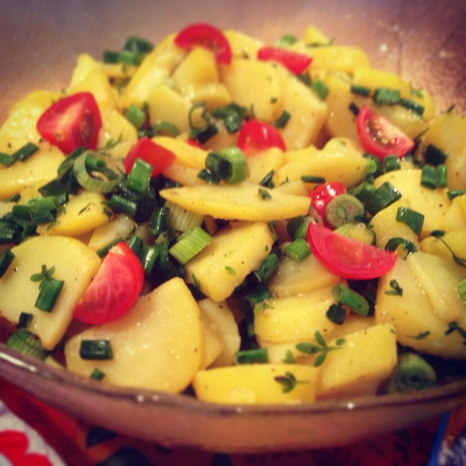 Kartoffelsalat (vegan) Der vegane Genussblog