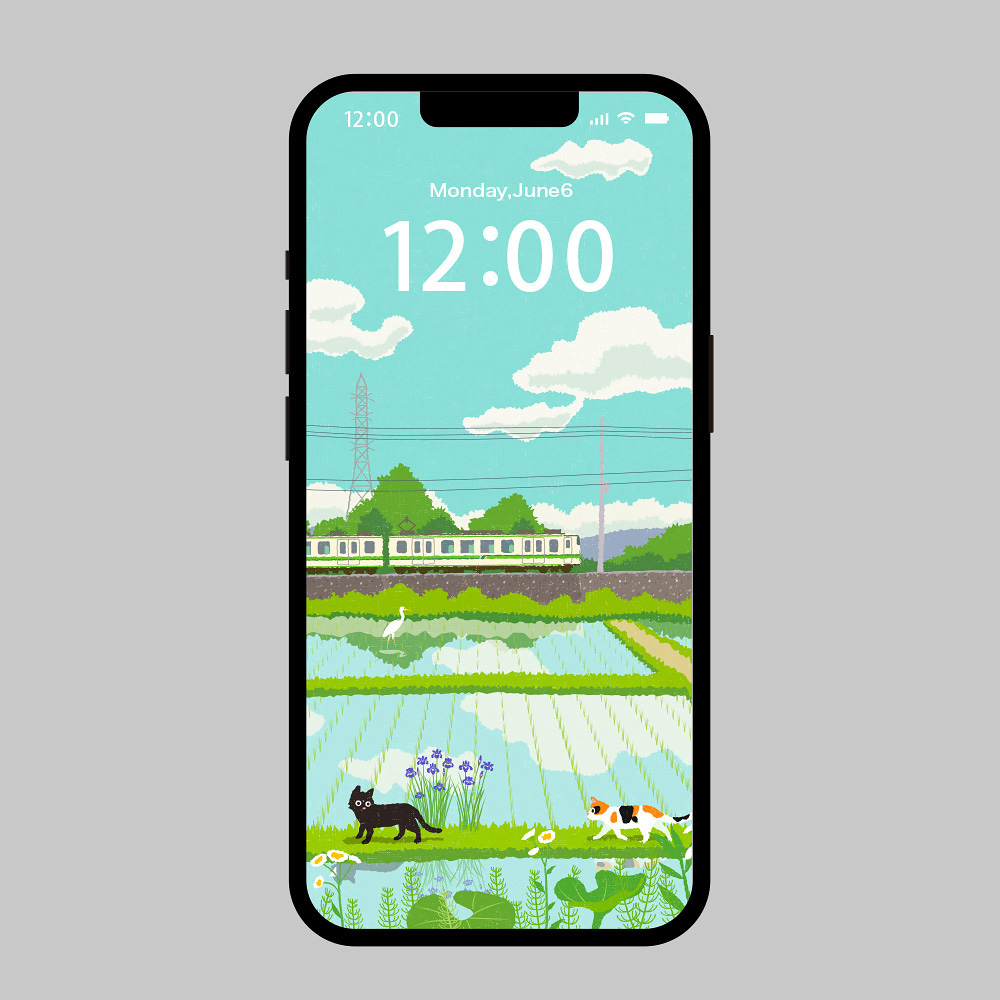 スマホ用壁紙を作りました。
