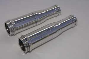 Collapsible Push Rod Tubes - polished (Yam Roadstar 1600) (# 3054) 269 US Dollar