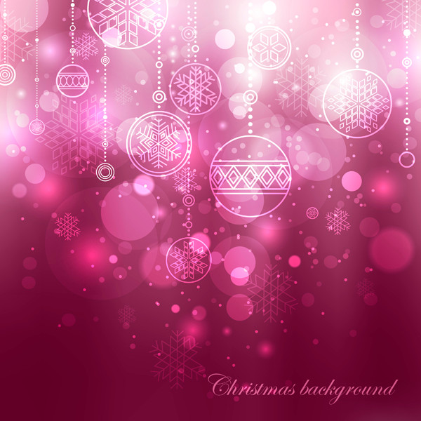 光で美しくぼやけたクリスマスボール beautiful christmas ball background1