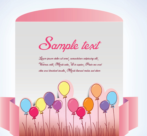 風船を切り抜いたテキスト スペース balloons aperture arranged ribbon clip text templates