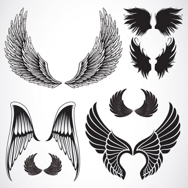 美しい翼のクリップアート Variety Of Wings Vector Free Art Jimdo 美しい翼のクリップアート Variety Of Wings Vector Free Art Jimdo