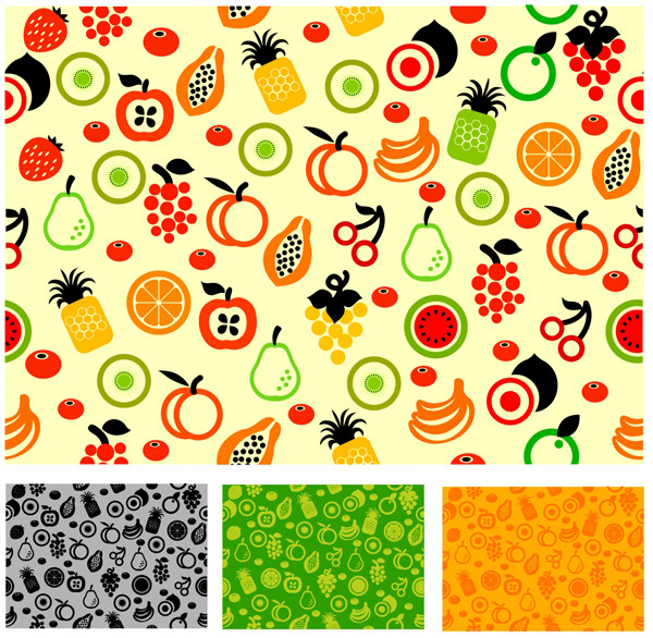 シームレスな果物パターン Seamless pattern fruit