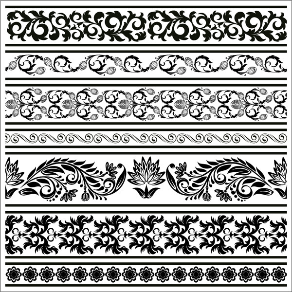 ヴィンテージ ボーダー パターン Vintage border pattern4