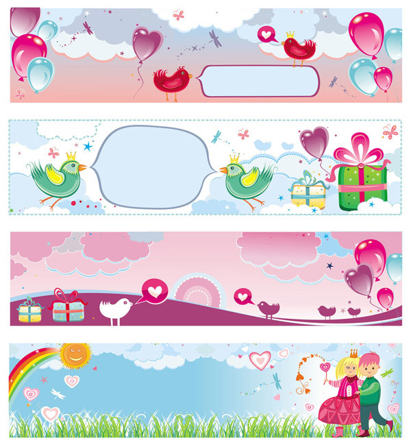 可愛いバレンタインデーの背景 background vector cute valentine day3