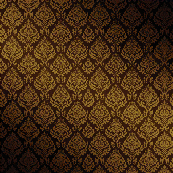 重厚な古典的パターンの背景 european gorgeous pattern vector background3