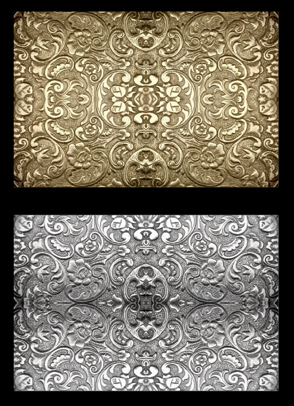 金と銀の高貴な背景 Noble pattern gold silver background