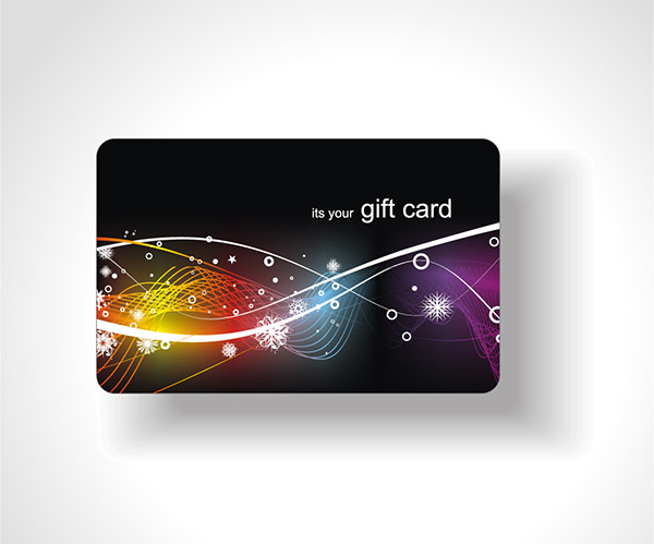 流行のギフトカードの背景 Business Cards Background5