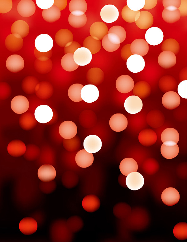 赤い背景にぼやけた光 Red Bokeh Background