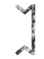 perthro face cachée renversée