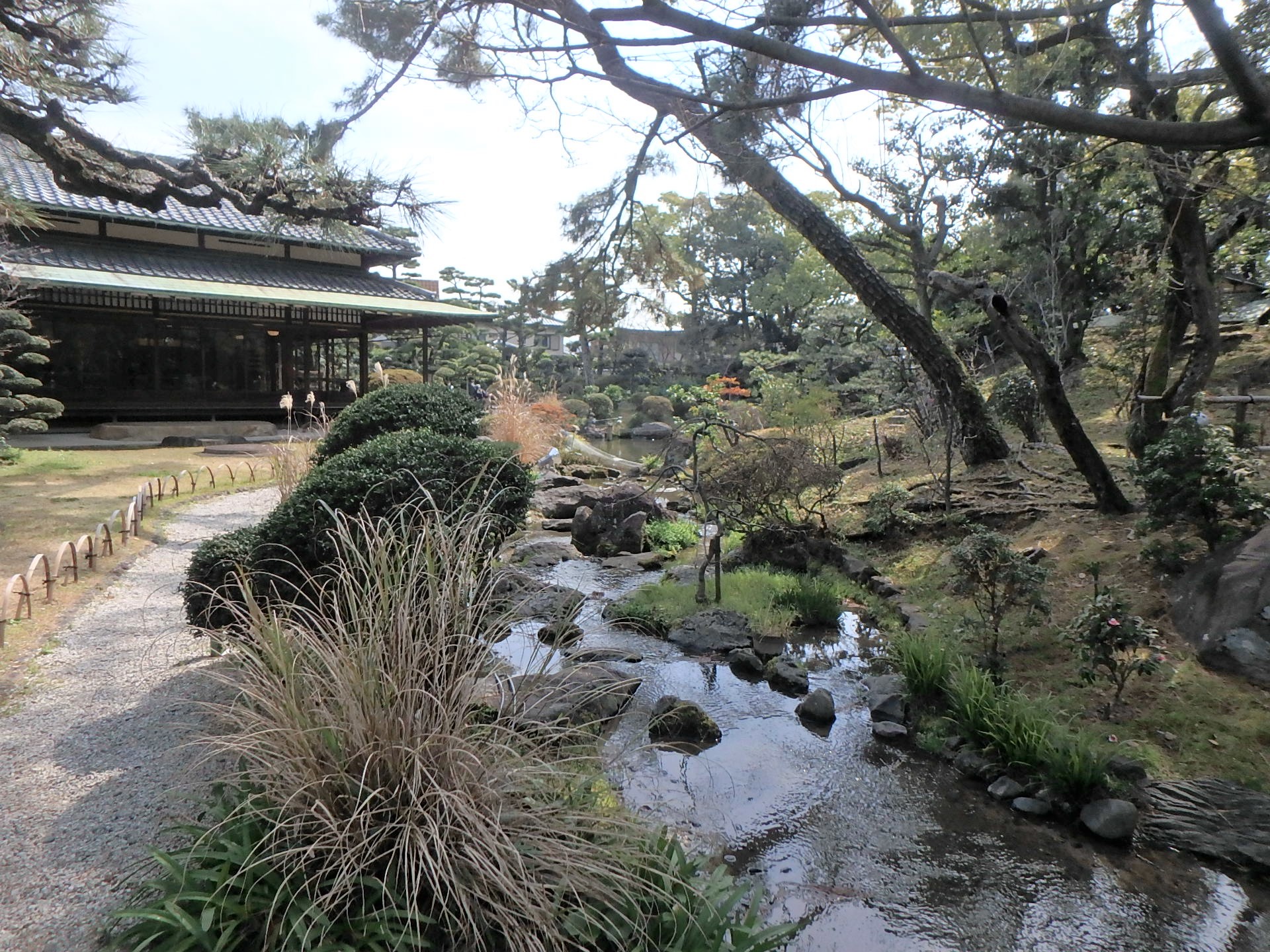 五風荘の日本庭園（敷地2400坪）
