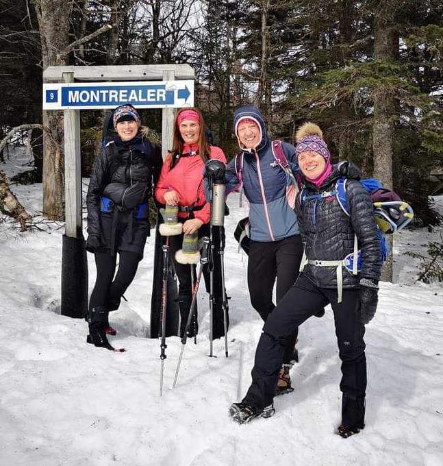 Karine, Michelle, une amie, Francine