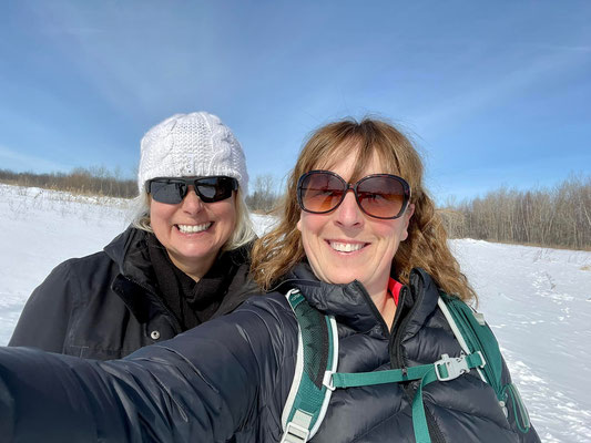 Anne et Nathalie avec le sourire