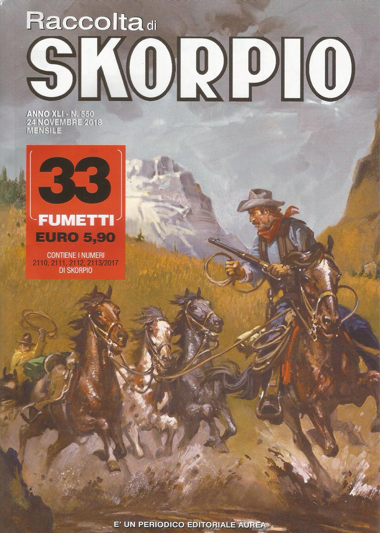 Raccolta Di Skorpio N.550 (Editoriale Aurea) - 2018