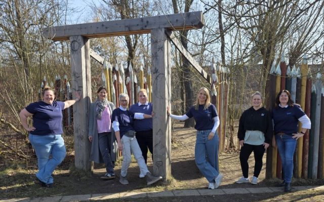 Foto von links nach rechts: Monika Ernstberger, Michaela Schmidt, Kareen Manz, Doreth Rothmüller, Corinna Riederer, Evelyn Neuner, Elke Lermer