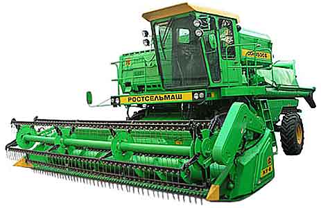 Mähdrescher Don 1500. Combine harvester Don 1500. Комбайн Дон 1500.