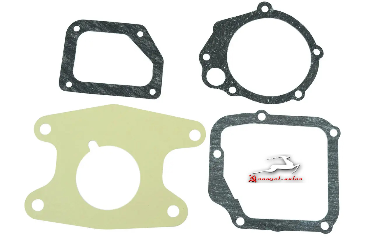 Dichtungen Schaltgetriebe Moskwitsch 408 / 412 / 2140, Gearbox Gasket Set Moskvich Moskvitch 408 / 412 / 2140. Комплект прокладок КПП Москвич 408 / 412 / 2140.