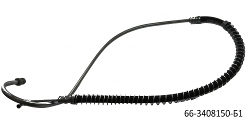 66-3408150-Б1 Druckschlauch Servopumpe GAZ 66. Servo line Hose power steering GAS 66. Шланг нагнетательный гидроусилителя руля в сборе ГАЗ 66.